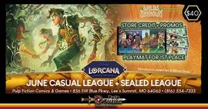Lorcana League & Wilds Unknown Sealed Tournament