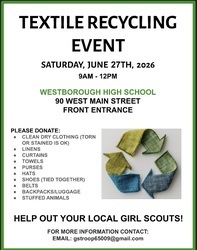 Westborough Girl Scout Textile Drive