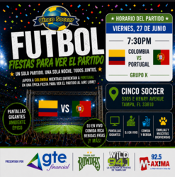 ¡Colombia contra Portugal!