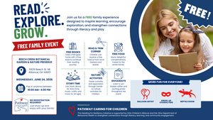Read. Explore. Grow. Free Family Day