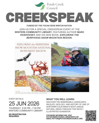 CreekSpeak: Berryessa Book Release