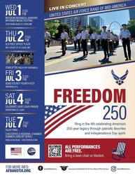 USAF Band of Mid-America “Freedom 250” Concert