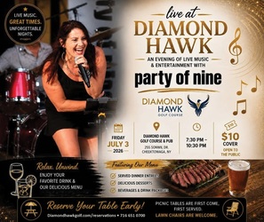 party of nine @ The Hawk!