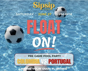 Float On! Pool Party World Cup Edition