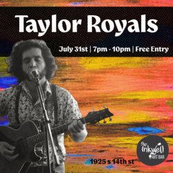 Taylor Royals Live at The Inkwell | Free Entry