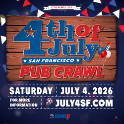Fourth of July Pub Crawl and Hot Dog Eating Contest