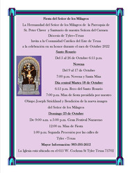 Feast of the Lord of Miracles