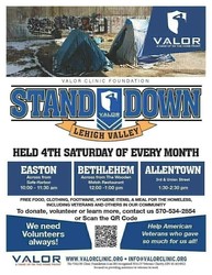 LEHIGH VALLEY STAND DOWN, PA - (Bethlehem) - VALOR Clinic Foundation 6-27-26