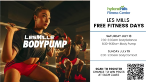 Les Mills Free Fitness Weekend, July 18-19