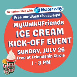 MyWalk4Friends Ice Cream Kick-Off Event