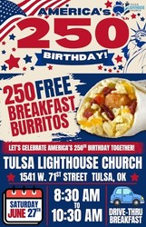 Free Breakfast Burrito Drive-Thru
