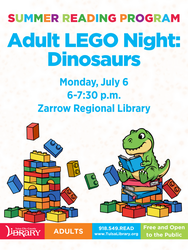 Adult LEGO Night: Dinosaurs