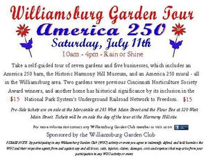 Williamsburg Garden Tour