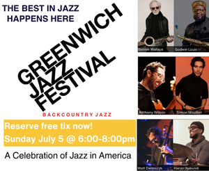 BackCountry Jazz presents 5th Annual Greenwich Jazz Festival