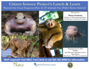 Citizen Science Lunch & Learn: Beyond the Usual Suspects