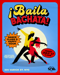 ¡Baila Bachata! Dance Class & Happy Hour