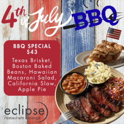 Fourth of July BBQ Special at Eclipse Kitchen + Bar