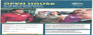 Northfield Toastmasters Open House with Cakewalk Tuxedo Cake at Library 6:30pm Tuesday, October 25