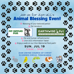 Zion UCC Animal Blessing