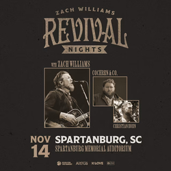 Zach Williams With Cochren & Co. And Christian Hohn: Revival Nights