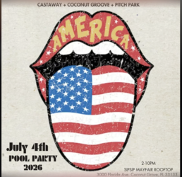4th of July Pool Party at Sipsip