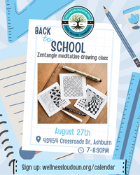 Back-to-School Mind Reset - Beginner’s Zentangle® Class