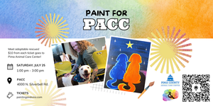 Paint for PACC – Ages 8+! Canvas Comes Traced!