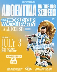 Argentina On The Big Screen: World Cup Watch Party