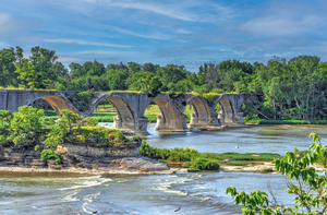 Roche de Boeuf Bridge Preservation Update, Open House, Plein Air Painting, With Free Coloring Pages
