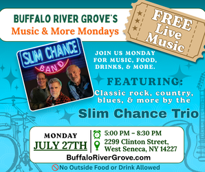 FREE Live Music at the Buffalo River Grove Picnic & Event Center