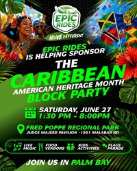 FREE community block party sponsored by Epic Rides