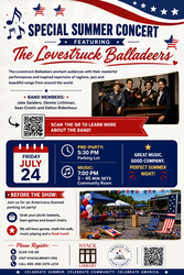 Summer Concert & Pre-Party with The Lovestruck Balladeers