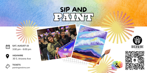 Lavender Skies Sip and Paint