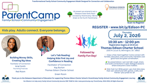 Thomas Edison ParentCamp   Family Fun Day is July 2!