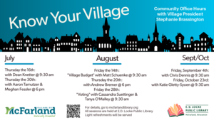 Know Your Village with Village President Stephanie Brassington