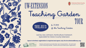UW-Extension Teaching Garden Tour