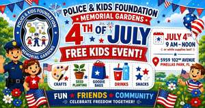 Police & Kids Foundation FREE 4th of July Kids Event