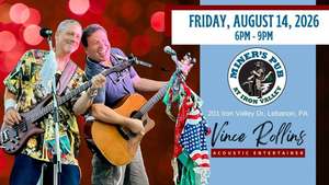 Live Music with Vince Rollins Duo at the Miner's Pub!