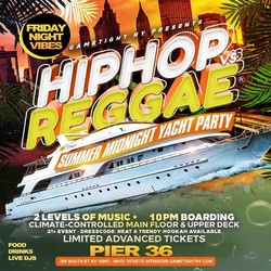 Friday Hip Hop vs Reggae Midnight Yacht Party Cruise