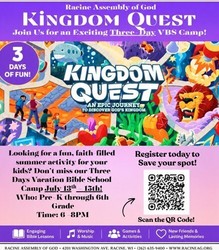 Adventure Awaits at Kingdom Quest VBS!