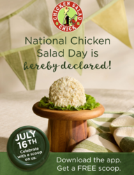 It's Official: Chicken Salad Chick Establishes July 16 as National Chicken Salad Day