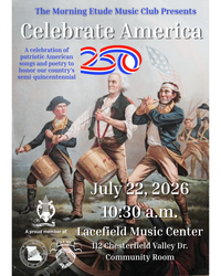The Morning Etude Federated Music Club presents "Celebrate America”