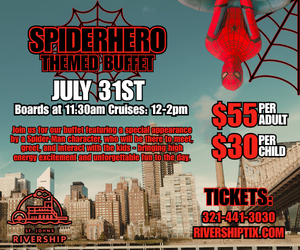 Spider-Hero Character Themed Buffet Cruise Aboard the Barbara Lee