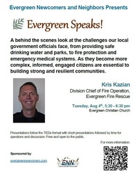 Evergreen Newcomers and Neighbors Presents Evergreen Speaks!