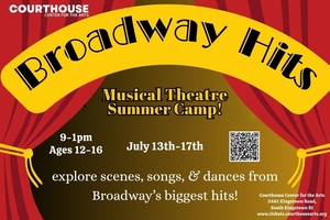 BROADWAY HITS musical theatre camp 7/13-7/17/26 9AM-1PM