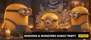 Family Parties: MINIONS & MONSTERS FAMILY PARTY