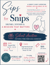 Sips for Snips: Drinks, Dinner, and a Mission That Matters