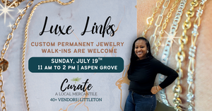 Custom Permanent Jewelry at Curate Mercantile