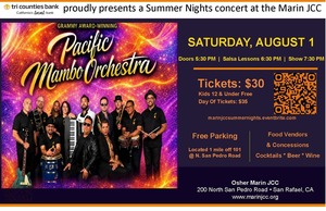 Pacific Mambo Orchestra at the Marin JCC Summer Nights Outdoor Concert