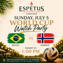 Espetus Concord FIFA World Cup Fest – Brazil vs. Norway Watch Party